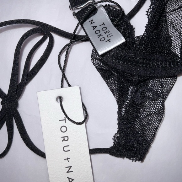 Tory + Naoko Libi Bralette and Tyler Heart Panties - Picture 6 of 7